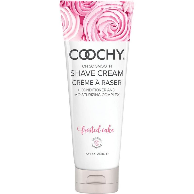 Coochy Shave Cream - Moisturizing Shave Lotion - Gentle Intimate Shaving Cream - For Bikini Area, Underarms, Legs & More - Rash-Free, Hydrating Formula - Frosted Cake, 7.2 oz - Image 1